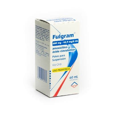 Foto de Fulgram 600mg-42,9mg/5ml x 60ml susp leti