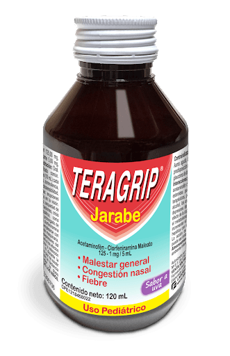 Foto de TERAGRIP PED 125-1MG/5ML X 120ML JBE LAB FARMA