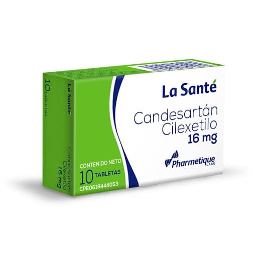 Foto de CANDESARTAN CILEXETILO 16 MG X 10 TAB LA SANTE