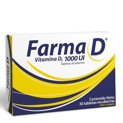 Foto de Farma d vit d3 1000 ui x 30 tab rec lab farma