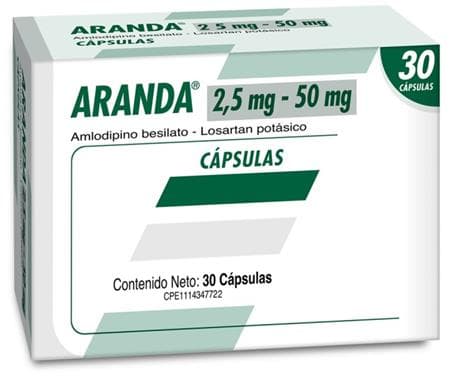 Foto de ARANDA 2,5 MG-50 MG X 30 CAPS LAB FARMA