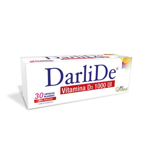 Foto de DARLIDE D3 1000UI X 30 CAP FC PHARMA