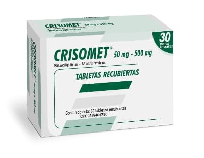 Foto de CRISOMET 50-500 MG X 30 TAB LAB FARMA