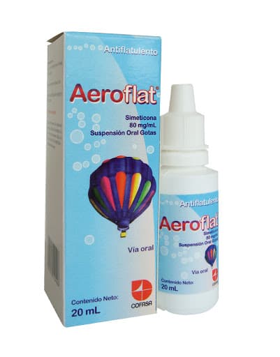 Foto de AEROFLAT SUSP 80 MG/ML X 20 ML COFASA
