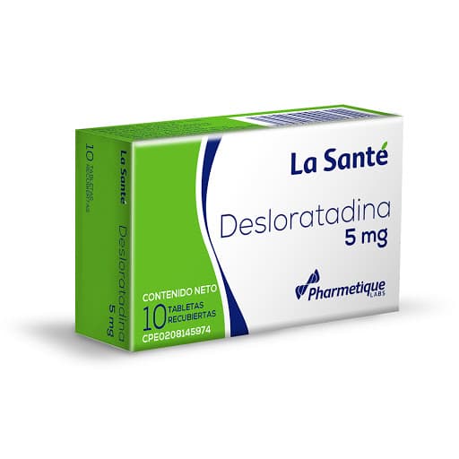 Foto de DESLORATADINA 5 MG X 10 TAB LA SANTE