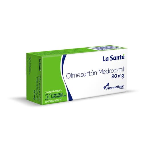 Foto de OLMESARTAN MEDOXOMIL 20 MG X 30 TAB LA SANTE