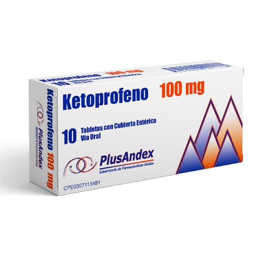 Foto de KETOPROFENO 100 MG X 10 TAB ENT PLUSANDEX