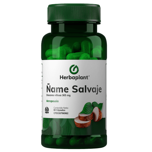 Foto de Ñame salvaje 365 mg x 60 caps herbaplant