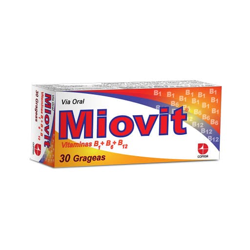 Foto de Miovit complejo b x 30 grageas cofasa