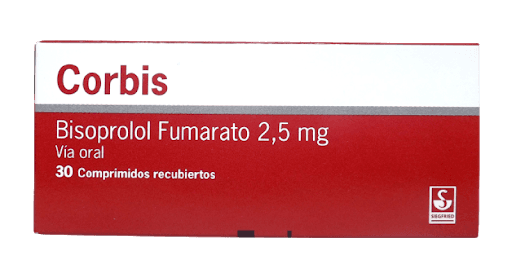Foto de CORBIS 2,5 MG X 30 COMP SIEGFRIED