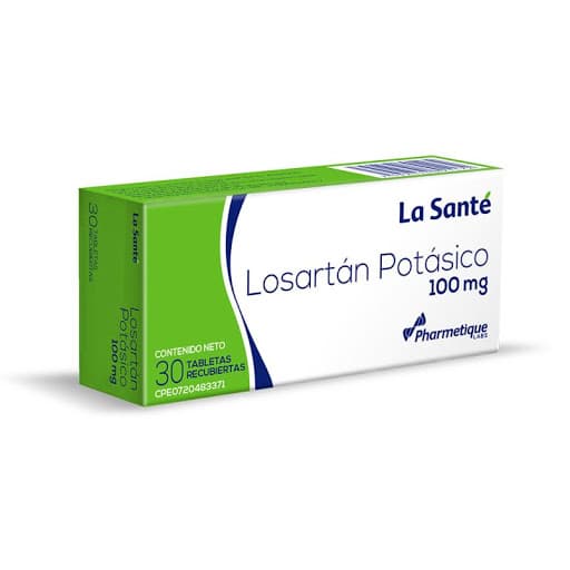 Foto de LOSARTAN POTASICO 100MG X 30 TAB LA SANTE