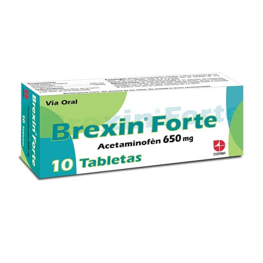 Foto de BREXIN FORTE 650 MG X 10 TAB COFASA