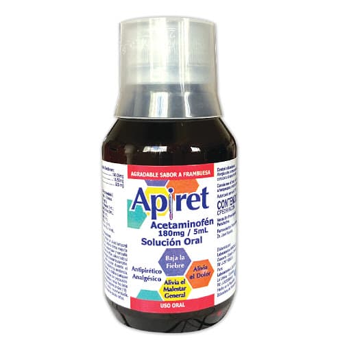 Foto de APIRET 180 MG / 5 ML SOL ORAL X 60 ML OFTALMI