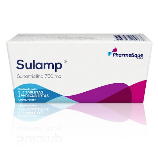 Foto de SULAMP 750 MG X 14 TAB REC PHARMETIQUE