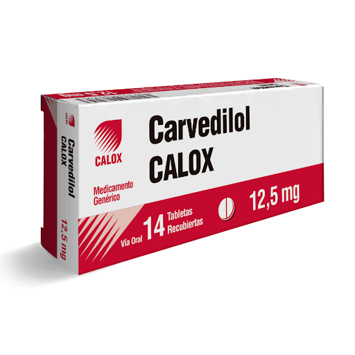 Foto de CARVEDILOL 12,5 MG X 14 TAB CALOX