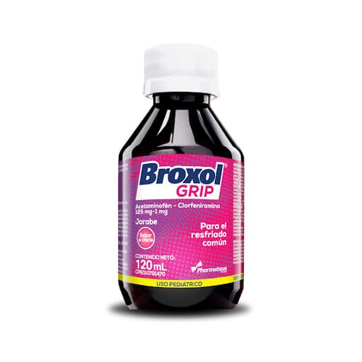 Foto de BROXOL GRIP PED 125-1 MG/5ML X 120ML LA SANTE