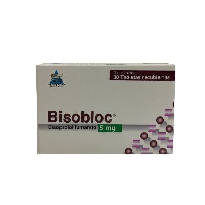 Foto de BISOBLOC 5 MG X 30 TAB REC GLOBAL FARMA