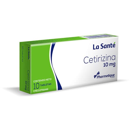 Foto de CETIRIZINA 10 MG X 10 TAB LA SANTE