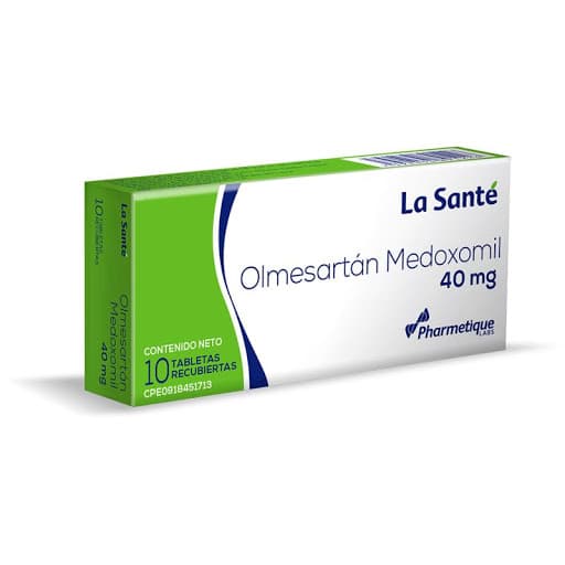 Foto de OLMESARTAN MEDOXOMIL 40 MG X 10 TAB LA SANTE