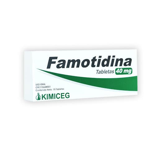 Foto de FAMOTIDINA 40 MG X 10 TAB KIMICEG