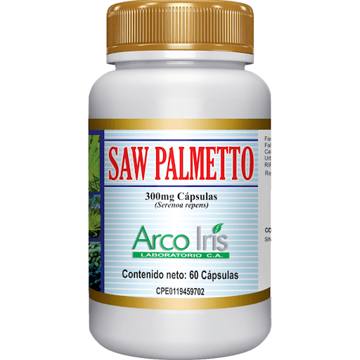 Foto de Saw palmeto 300 mg x 60 caps arco iris