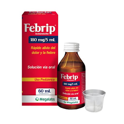 Foto de FEBRIP 180 MG / 5 ML SOL X 60 ML MEGALABS