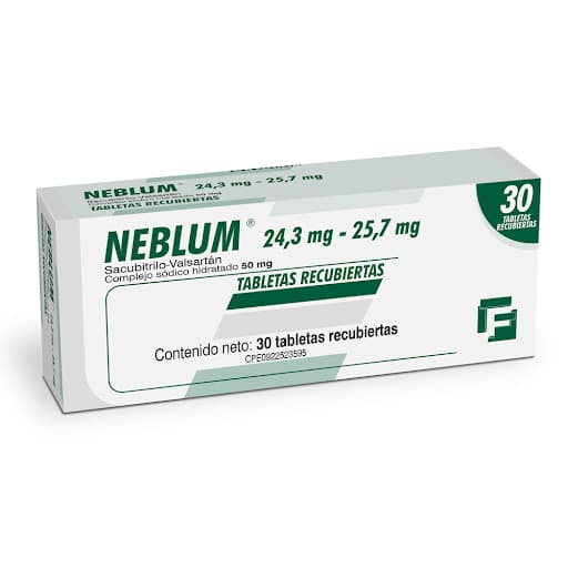 Foto de NEBLUM 50 MG X 30 TAB REC FARMA
