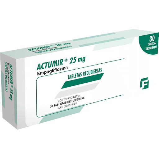 Foto de ACTUMIR 25 MG X 30 TAB REC FARMA