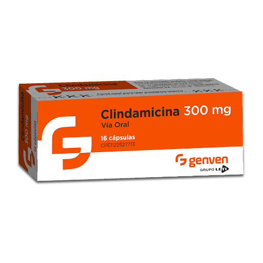 Foto de CLINDAMICINA 300 MG X 16 CAPS GENVEN