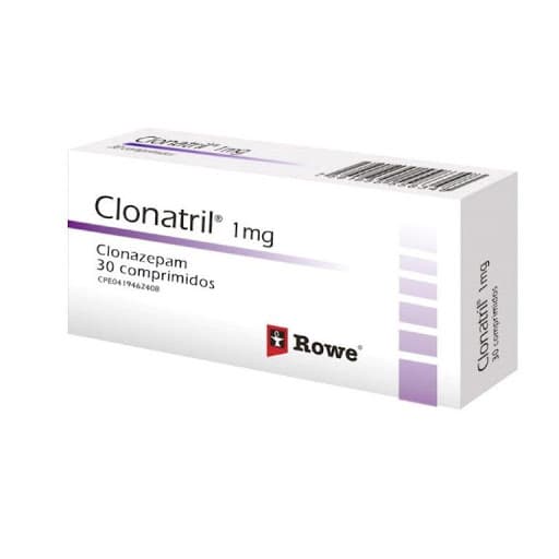 Foto de Clonatril 1 mg x 30 comp rowe