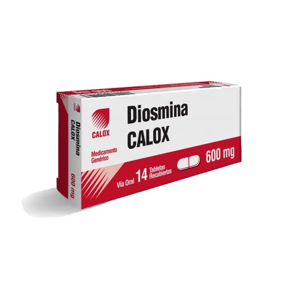 Foto de DIOSMINA 600 MG X 14 TAB CALOX