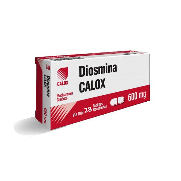 Foto de DIOSMINA 600 MG X 28 TAB REC CALOX