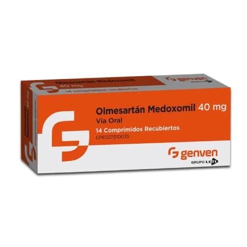 Foto de OLMESARTAN MEDOXOMIL 40 MG X 14 COMP REC GENVEN
