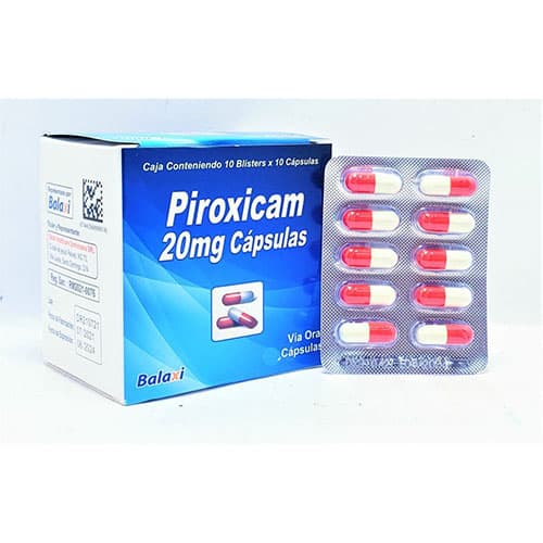 Foto de PIROXICAM 20 MG X 10 CAPS BLISTER BALAXI