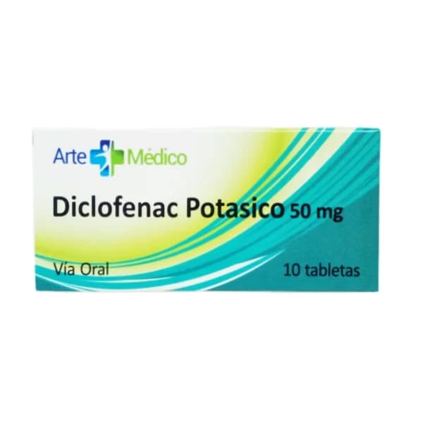 Foto de Diclofenac potasico 50 mg x 10 tab artemedico