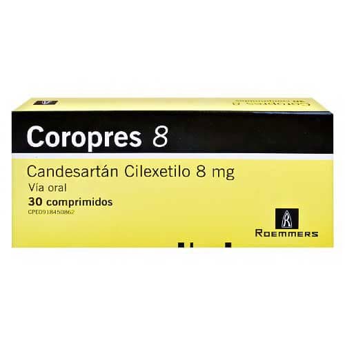 Foto de COROPRES 8 MG X 30 TAB ROEMMERS