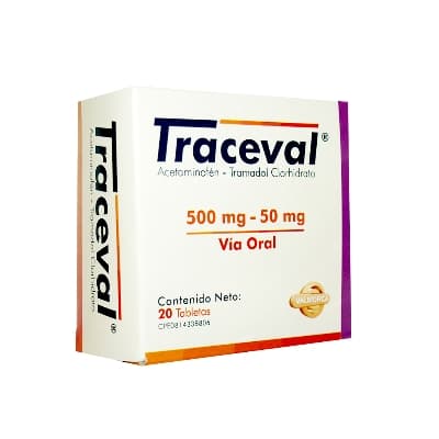 Foto de Traceval 500mg-50mg x 20tab valmor ca