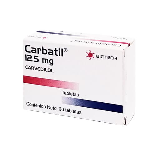 Foto de CARBATIL 12,5 MG X 30 TAB BIOTECH