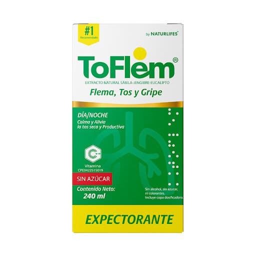 Foto de TOFLEM EXPECTORANTE X 240 ML NATURLIFES