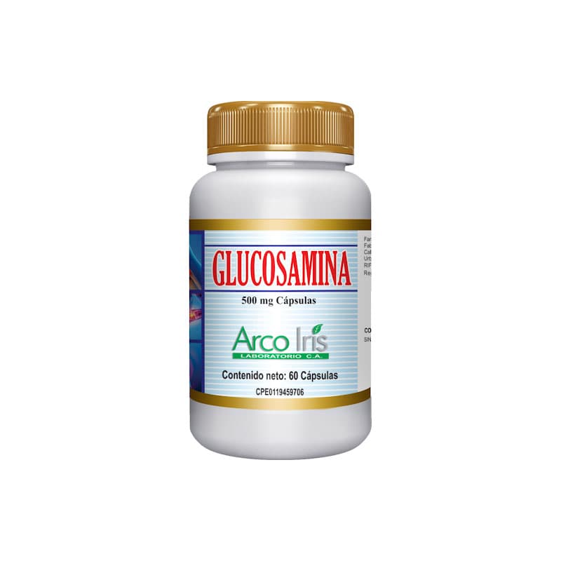 Foto de Glucosamina 500 mg x 60 caps arco iris