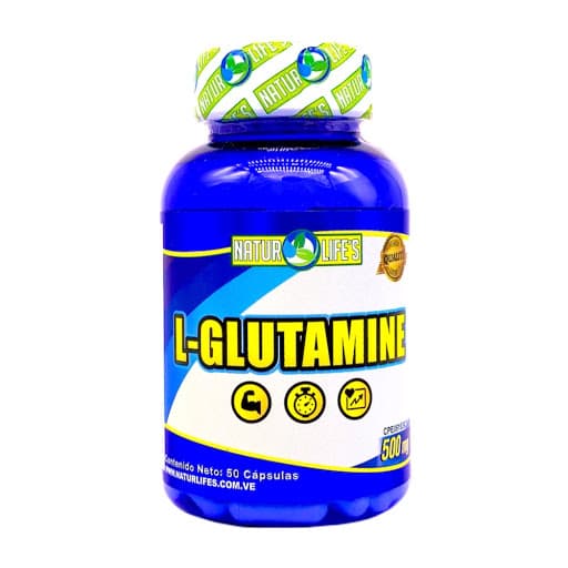 Foto de Lglutamine 500mg x 50cap naturlifes