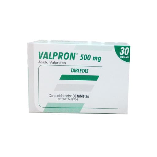 Foto de VALPRON 500 MG X 30 TAB LAB FARMA