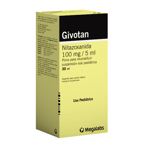 Foto de GIVOTAN SUSP PED 100 MG /5 ML X 30 ML MEGALABS