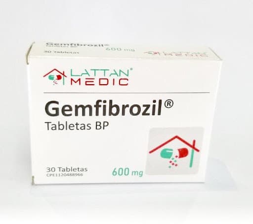 Foto de GEMFIBROZIL 600MG X 30 TAB BP LATTAN MEDIC