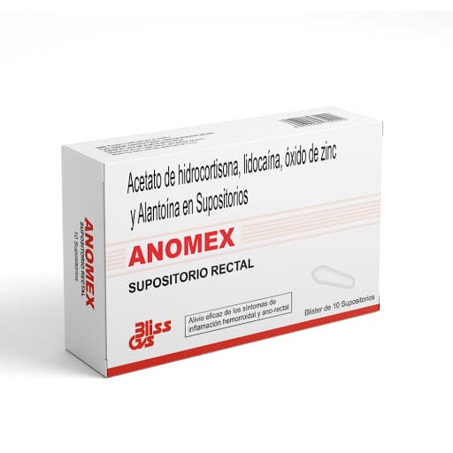 Foto de Anomex sup rect x 10 bliss gvs pharma